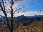 MONTE CASTELLO (croce 1425 – cima 1474 m) da Valpiana di Serina il 7 dicembre 2023 - FOTOGALLERY